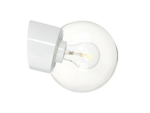 CLASSIC GLOBE - Glass and porcelain wall lamp _ Ifö Electric